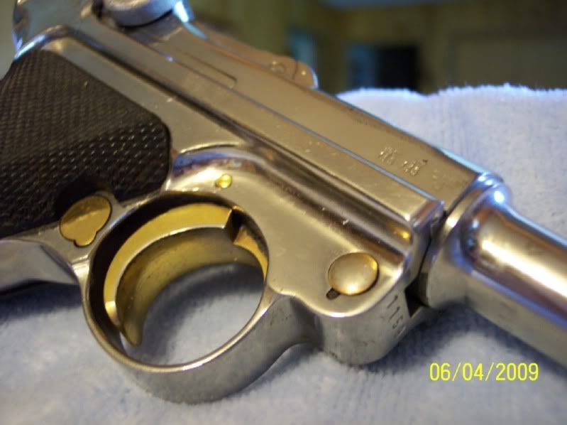 gold plated luger