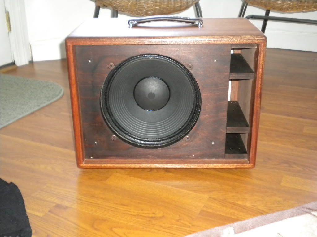 African Mahogany Speaker Cab The Boogie Board