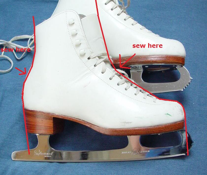 How can you make your own ice skate covers? Yahoo Answers