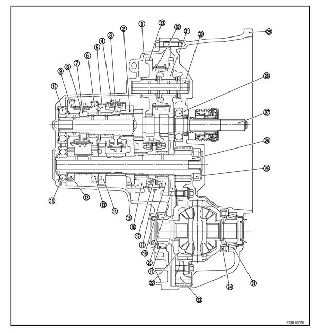 Nissan transmission diagram #8
