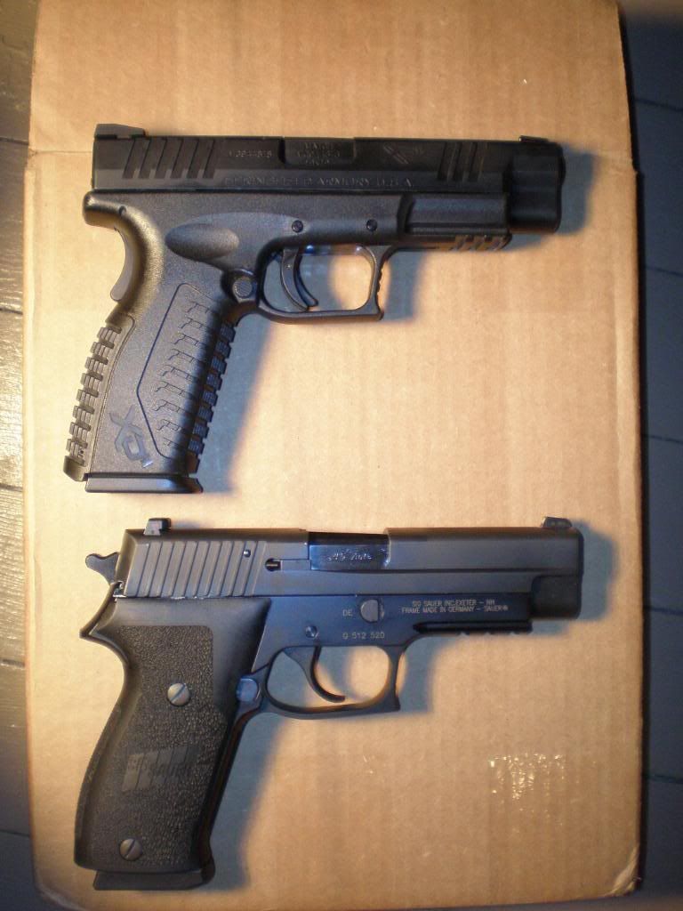 pics comparison of XDM vs Sig p226? Springfield XD Forum