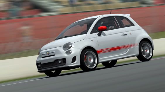 In Forza Motorsport 3 there's a 500 Abarth no smarts yet I have to