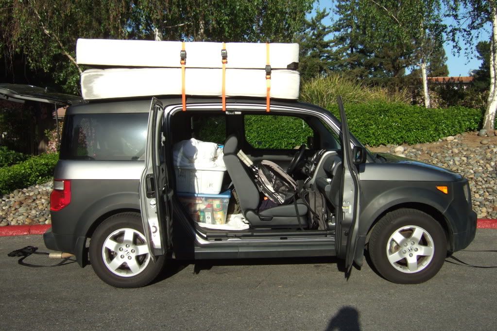 E Packing Capacity Queen Sized bed? Honda Element Owners Club