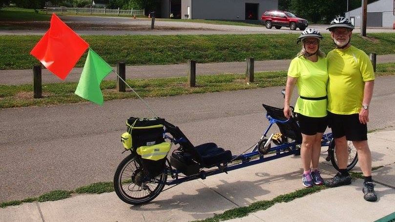 recumbent trike flag pole