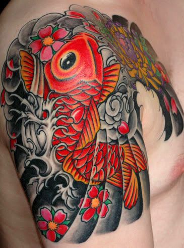 Tattoo design by carpa koi