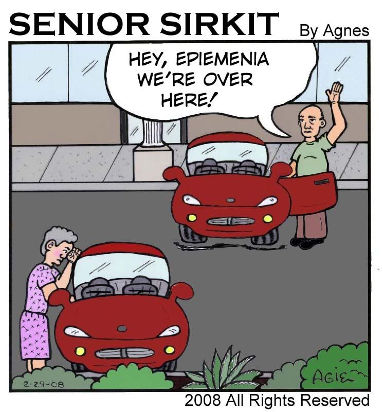 Grandma and the wrong car