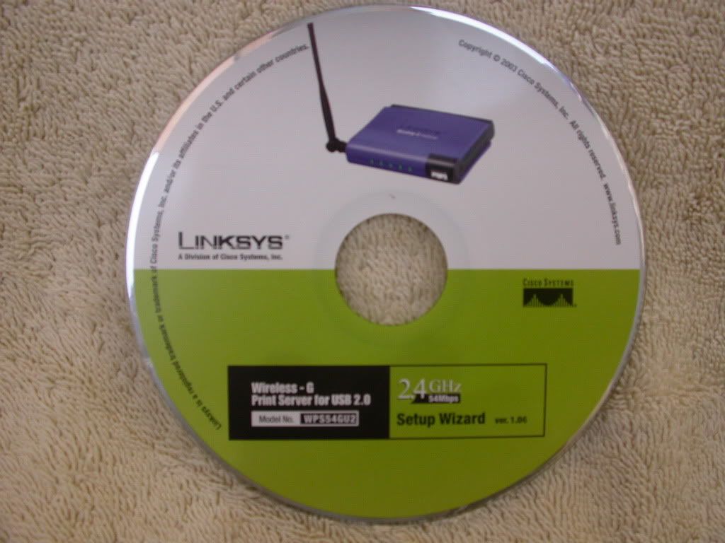 Details about Linksys WPS54G WPS54GU2 WPSM54G WRE54G Setup Wizard CD