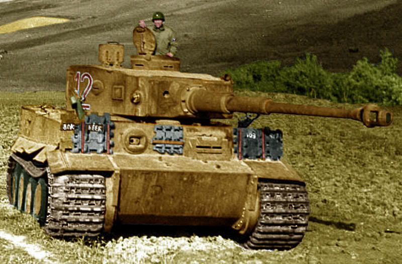 Tiger VI tank photo:  CapturedTiger.jpg