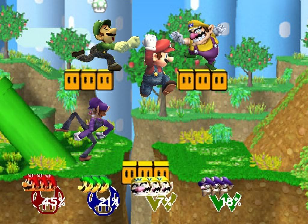 Luigi Vs Waluigi