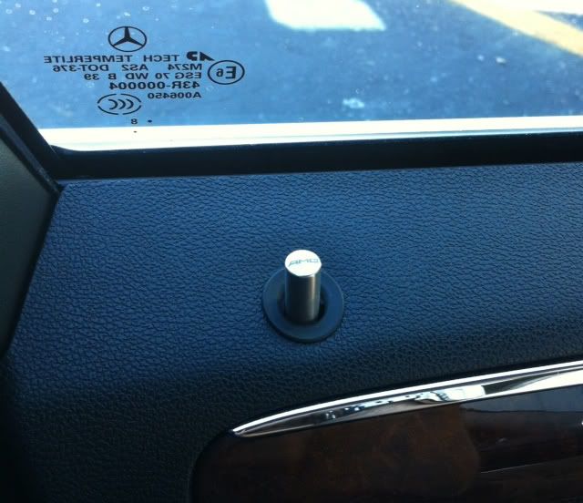Aftermarket AMG door pins installed MercedesBenz Forum