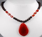 Carnelian and Brown Agate *Necklace*