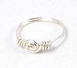 Sterling Silver Friendship Knot  *Size 7 Ring*