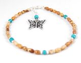 Tickled Turquoise Anklet