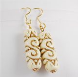 Golden Swirl<BR>Earrings