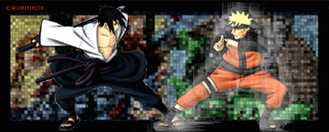 Sasuke vs Naruto Banner