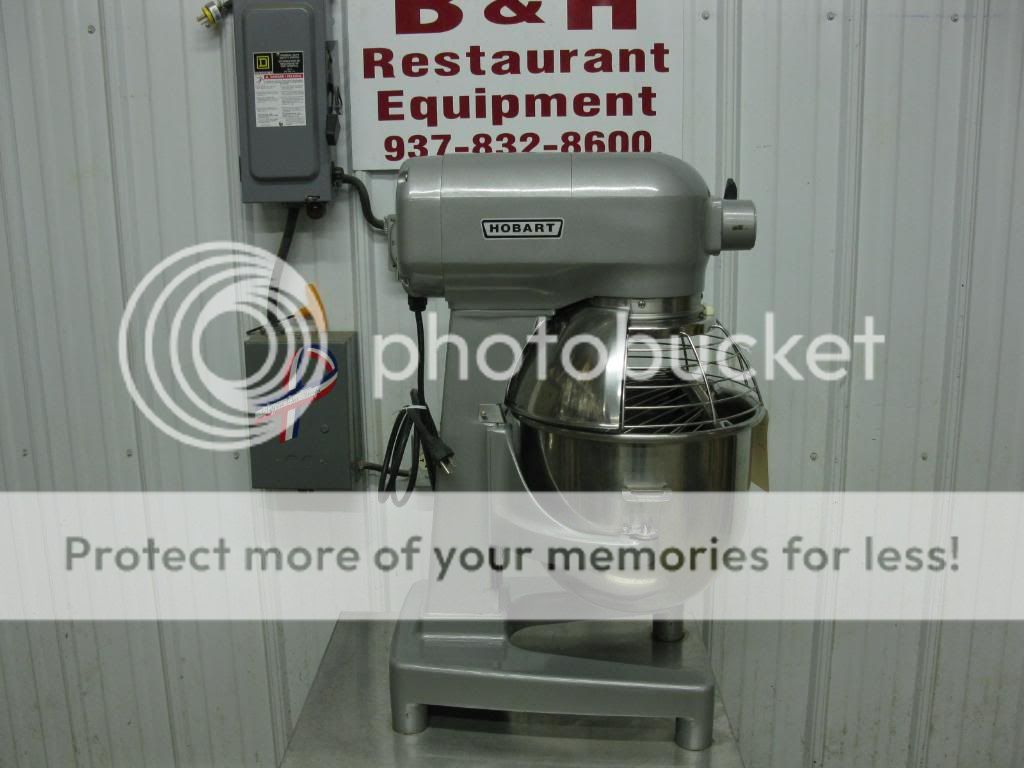 Hobart A200 Food Bakery Dough Mixer 20 Qt w/ Stainless Bowl Guard 