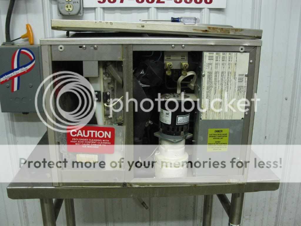 Cornelius Stainless 300 lb Ice Machine Head Top 1/2 Dice Air Cooled 