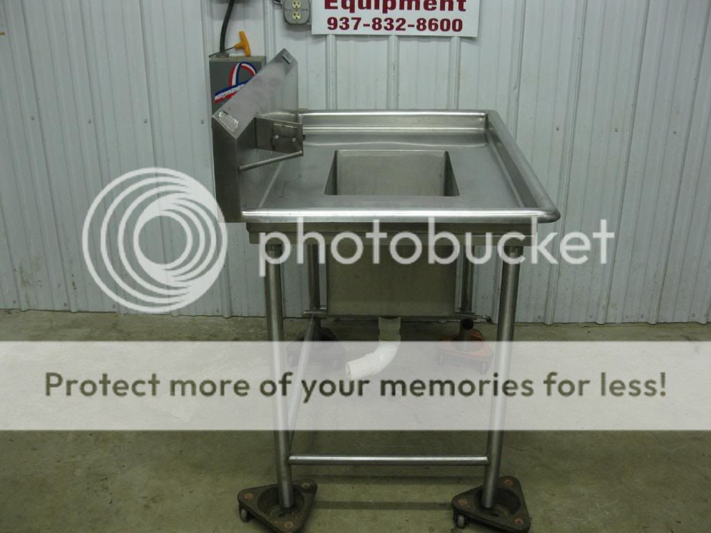 43 Stainless Steel 1 One Bowl Prep Sink w/ Drain Board  