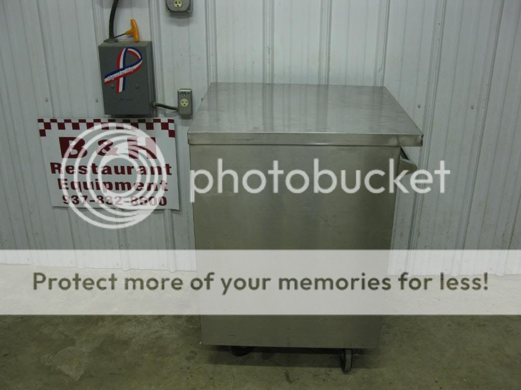   Stainless Steel Mobile Cabinet w/ Pull Out Cutting Board, Under Shelf