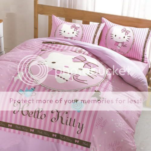 SANRIO HELLO KITTY LADY SINGLE BED QUILT COVER NEW  