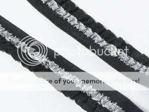 Pair Black 15mm Adjustable Bra Straps 144  