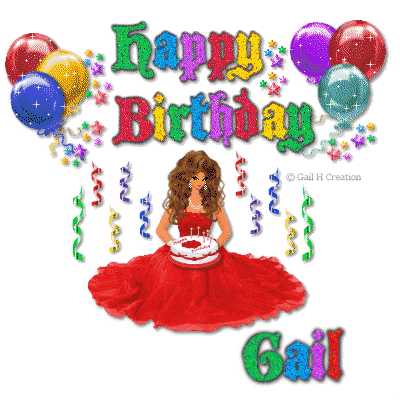 Happy Birthday Gail Balloons Wwwpicturessocom