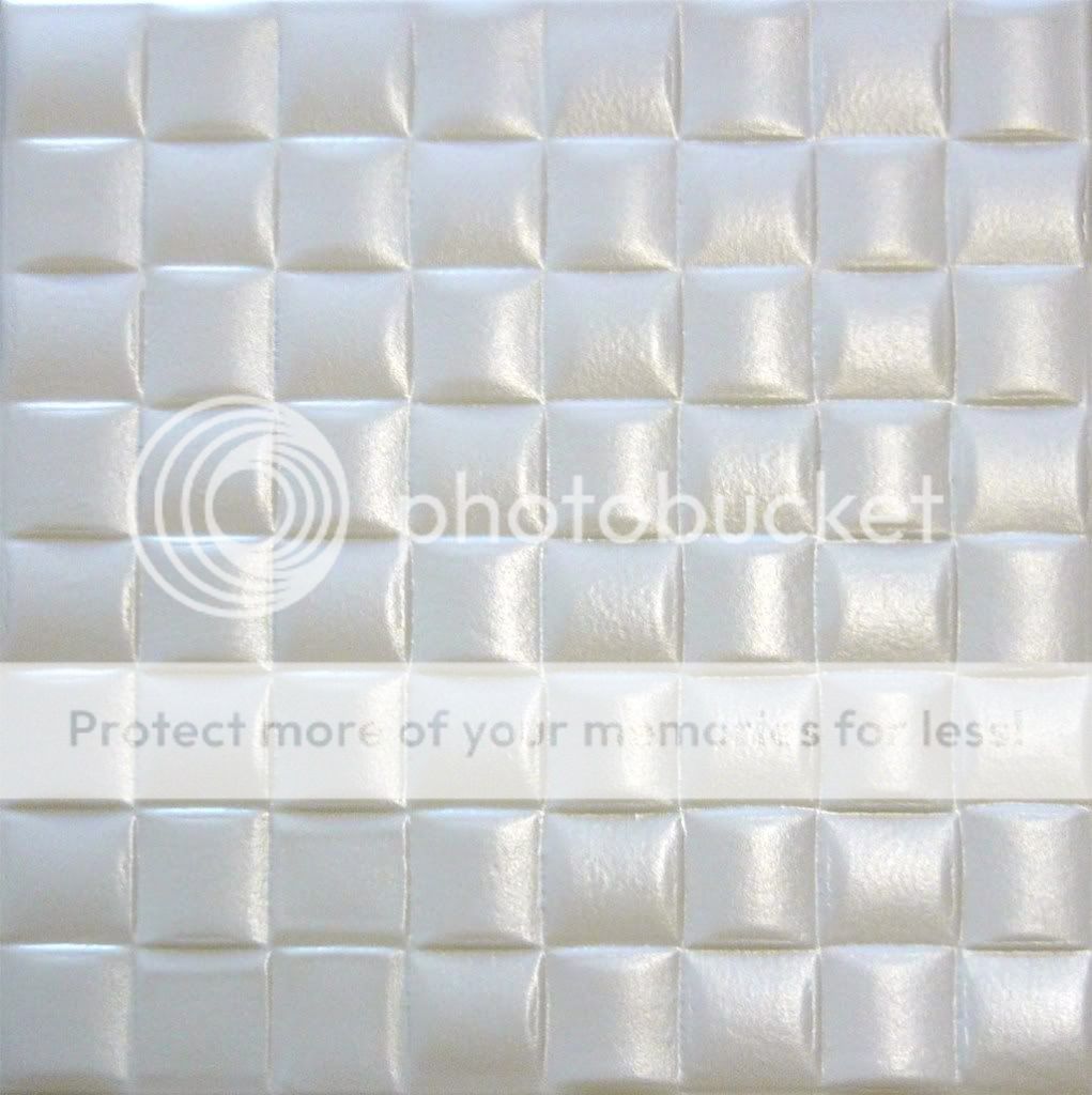 R35W White Styrofoam Glue Up Texture 20x20 Ceiling Tiles